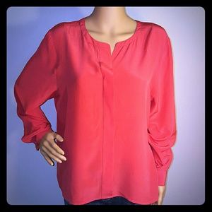 J-jill blouse pink color size L